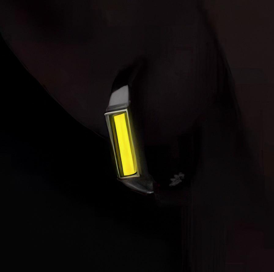 Luminous Tritium Mobius Earrings - LOVELY ROBIN