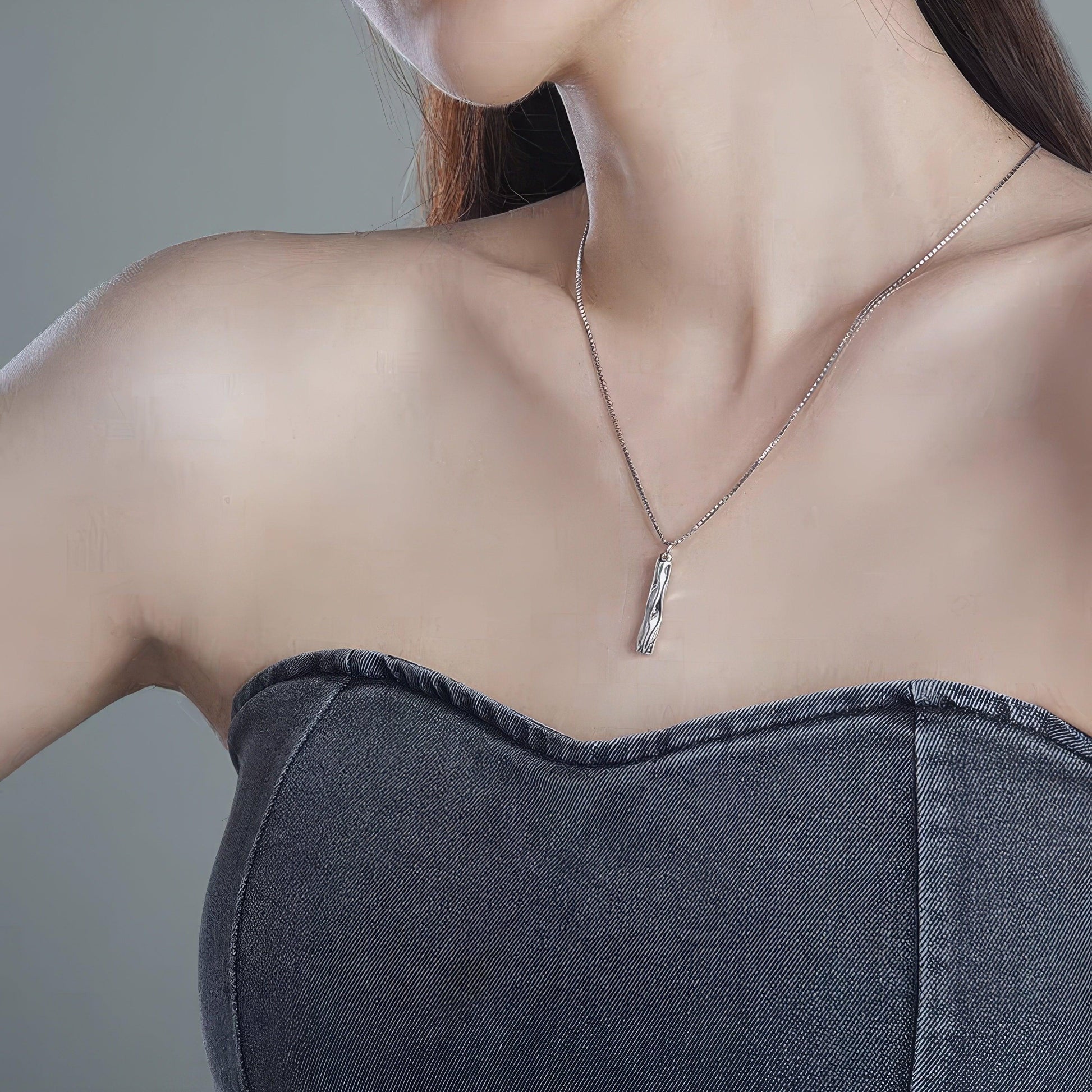 Phoenix Tree Whisper Sterling Silver Necklace - LOVELY ROBIN