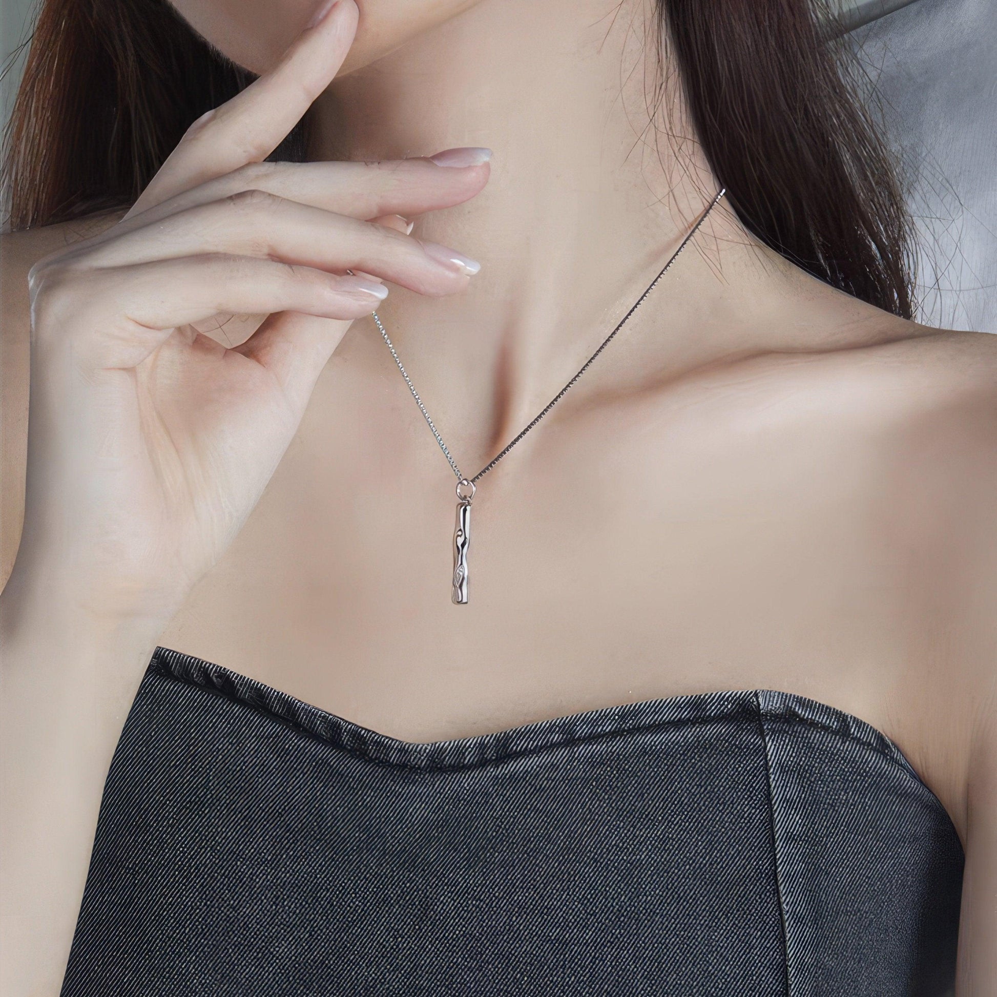 Phoenix Tree Whisper Sterling Silver Necklace - LOVELY ROBIN