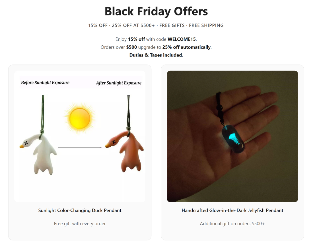Black Friday Is Here
