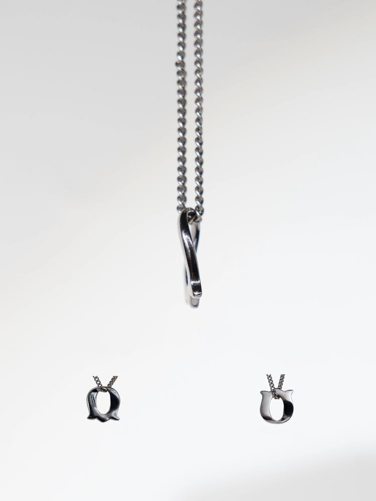 Mobius Trinity Pendant in Pure Tantalum | Lily-of-the-Valley · Cat Eye · Heart Core | Mirror-Polished by Hand | Titanium Chain Included - LOVELY ROBIN