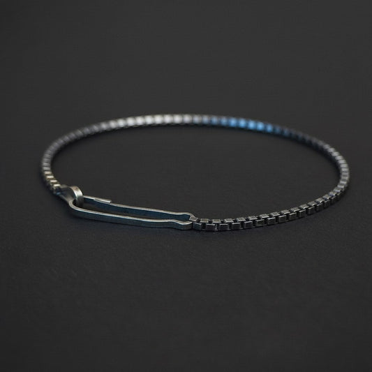 Oxidized-925-Sterling-Silver-Box-Chain-Bracelet-Necklace_3