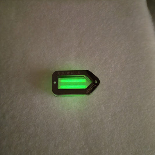 Premium Tritium Arrow Pendant Necklace