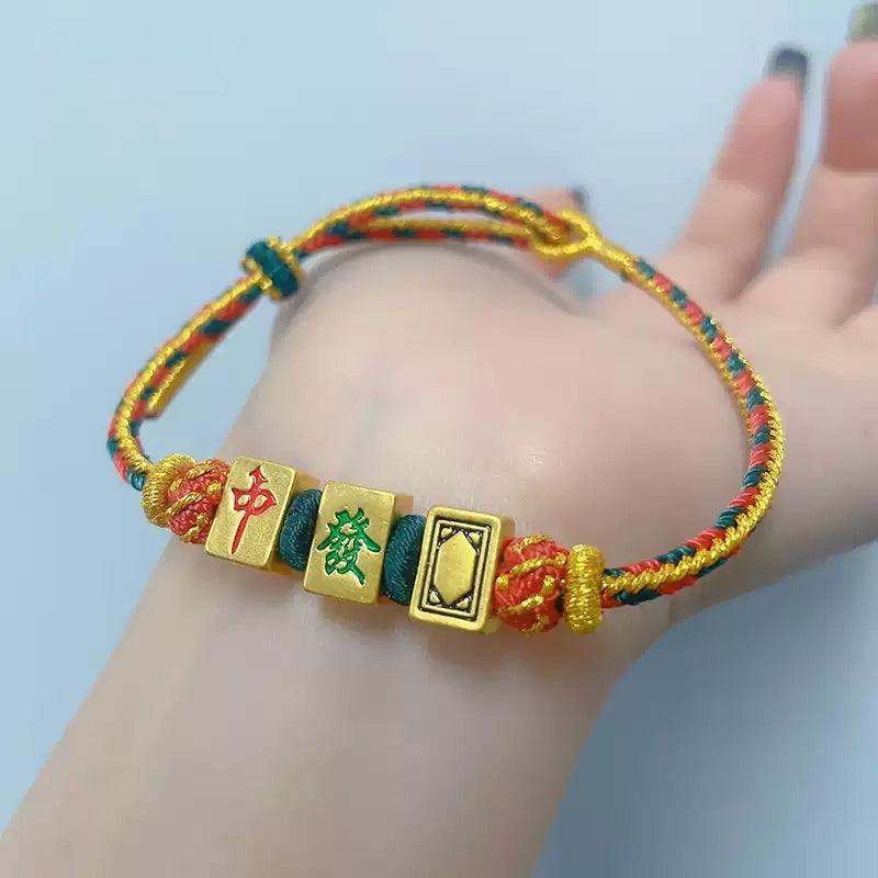 Golden Fortune Mahjong Bracelet - LOVELY ROBIN