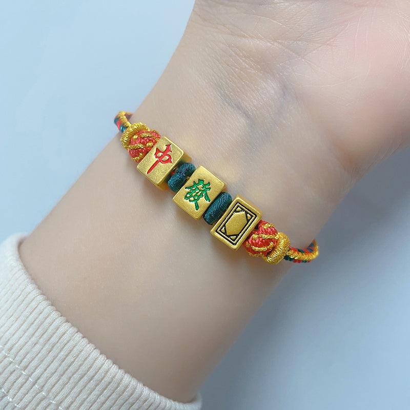 Golden Fortune Mahjong Bracelet - LOVELY ROBIN