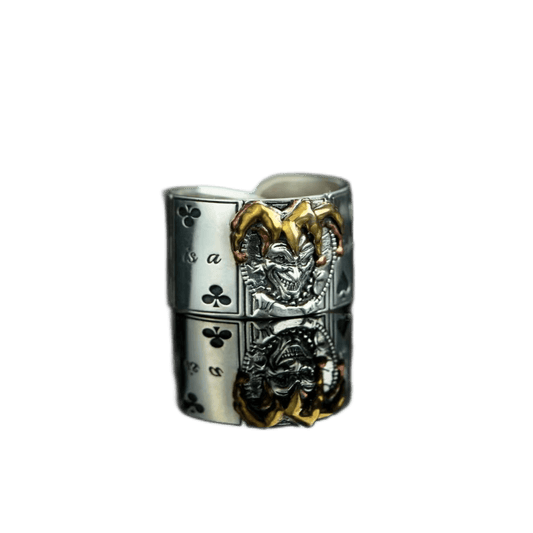 Joker Design Vintage Style Adjustable Ring - LOVELY ROBIN