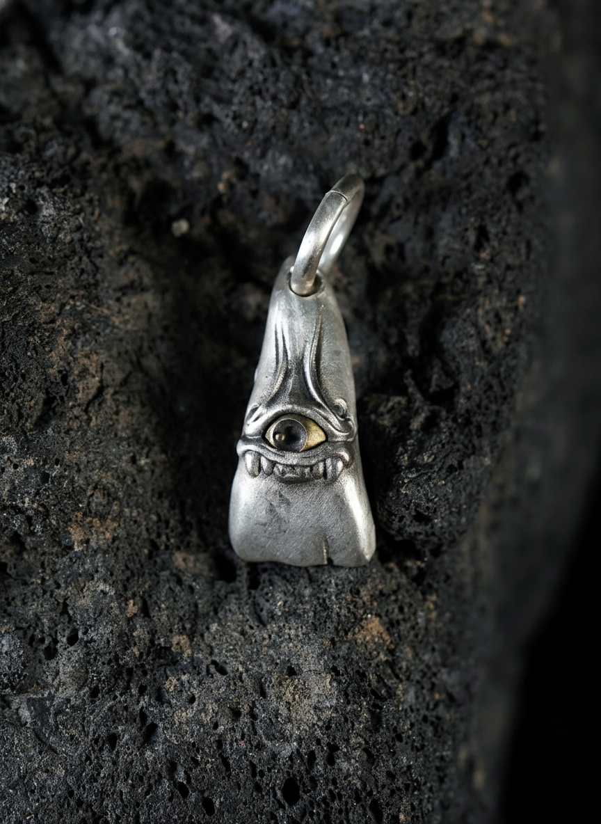 Handmade Movable Tooth Character Pendant