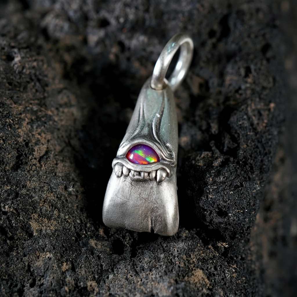 Handmade Movable Tooth Character Pendant