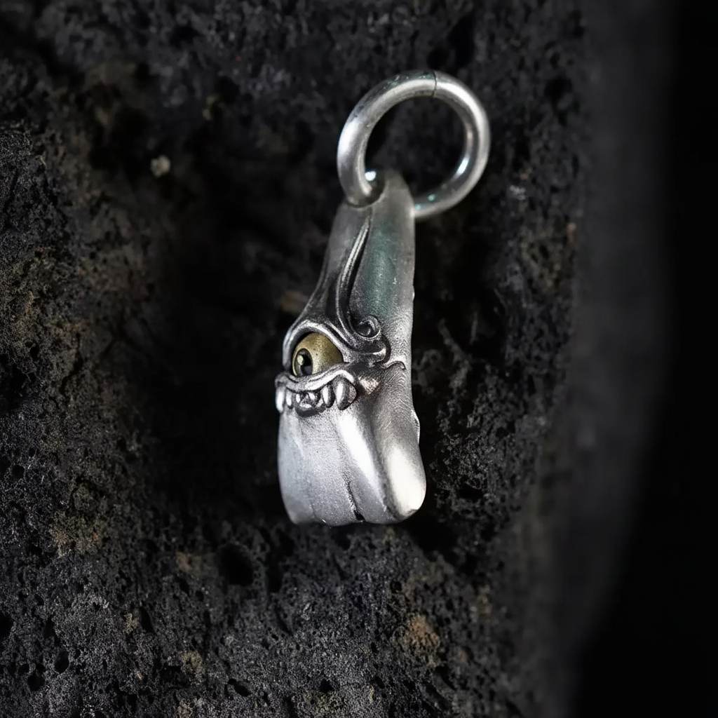Handmade Movable Tooth Character Pendant