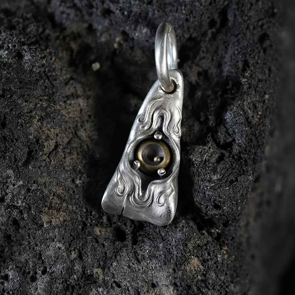Handmade Movable Tooth Character Pendant