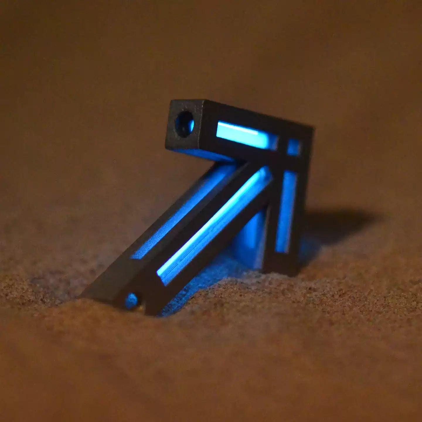 Arrow of Time Pendant TC4 Titanium Tritium Glow Pendant
