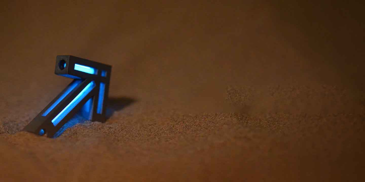 Arrow of Time Pendant TC4 Titanium Tritium Glow Pendant