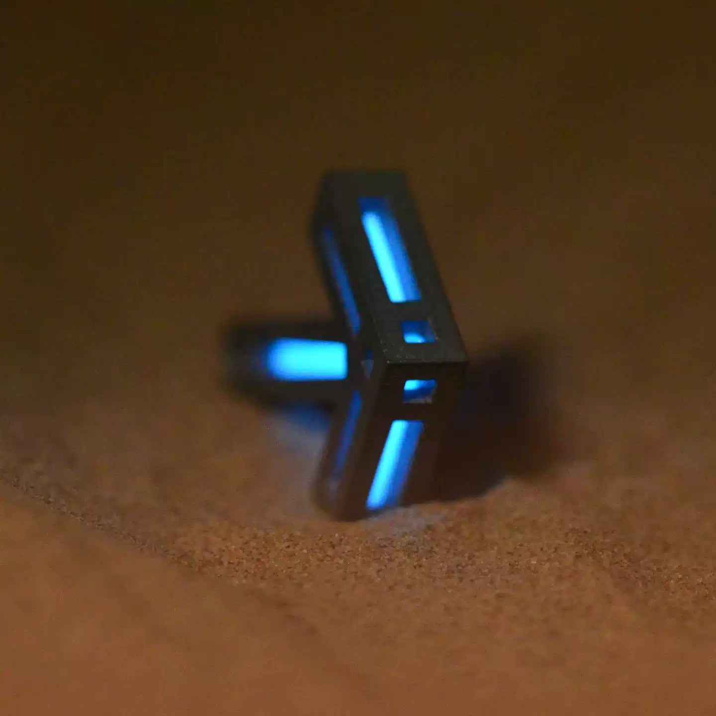 Arrow of Time Pendant TC4 Titanium Tritium Glow Pendant