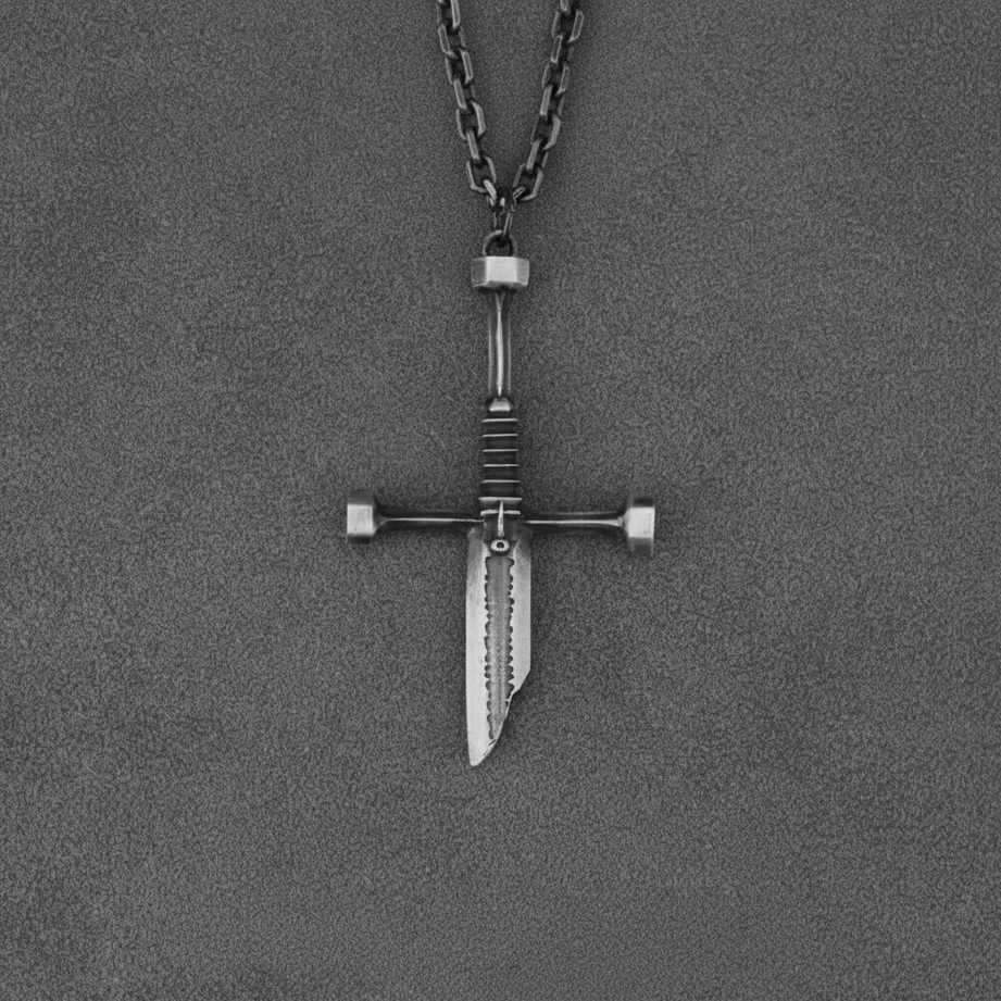 Broken-Sword-Cross-Pendant-Necklace-in-999-Silver_13