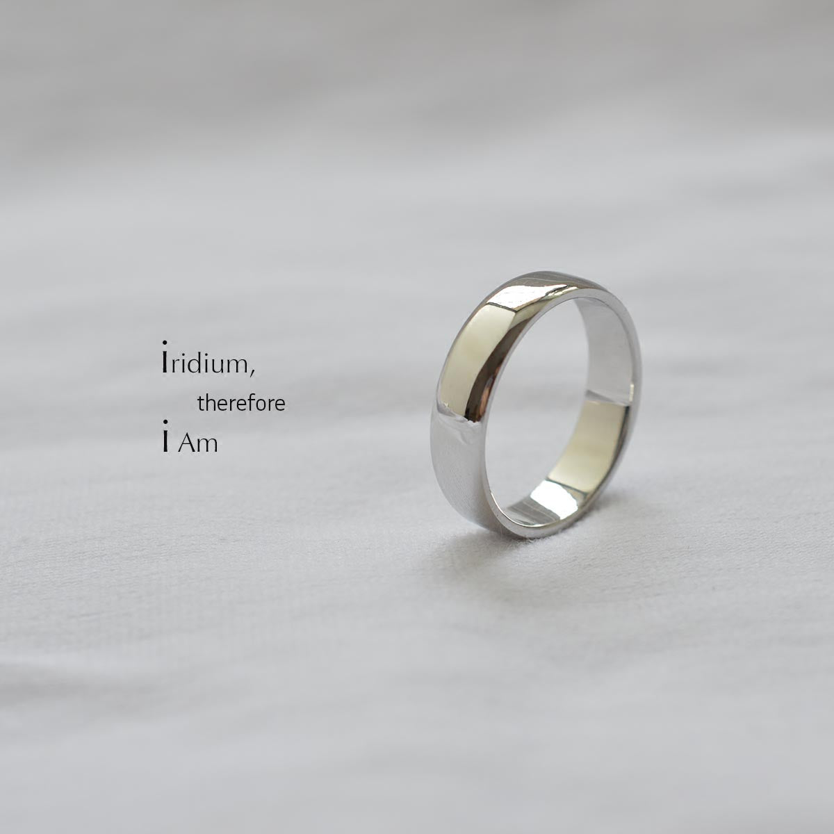 Custom Polished Iridium Ring｜A Symbol of Endurance, Commitment & Scientific Reverence - LOVELY ROBIN