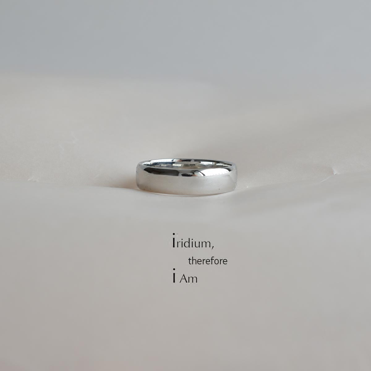 Custom Polished Iridium Ring｜A Symbol of Endurance, Commitment & Scientific Reverence - LOVELY ROBIN