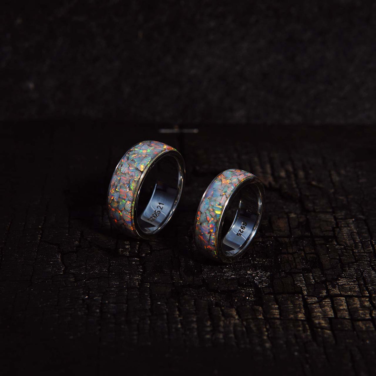Gift Handmade Jewellry Ethiopiand Natural Opal Silver Ring 925 Sterling Gift Handmade Jewellry Ethiopiand Natural Opal Silver Ring 925 Sterling