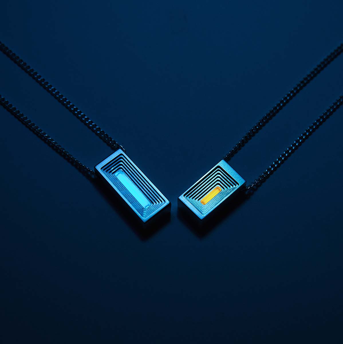 Handcrafted Energy Core Tritium Necklace