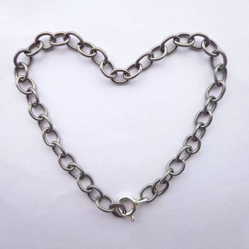 Handcrafted Minimalist Niobium Bracelet
