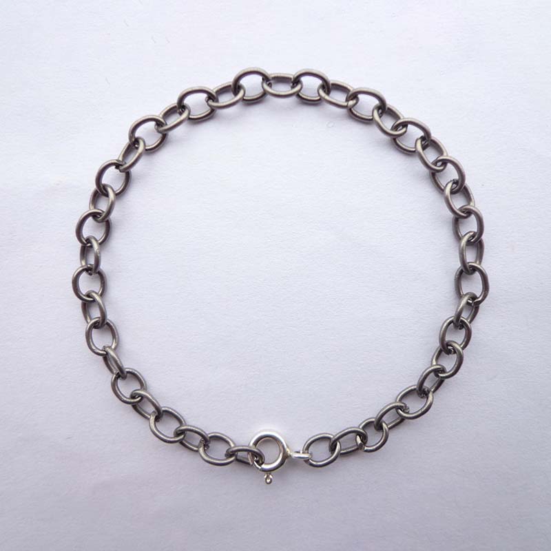 Handcrafted Minimalist Niobium Bracelet