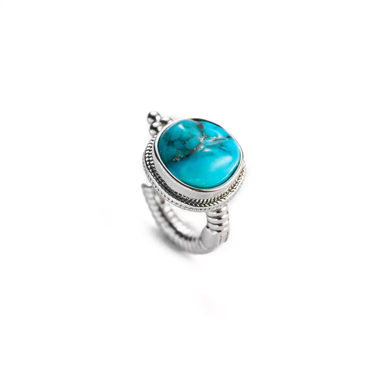 Handcrafted Natural Raw Turquoise Earrings