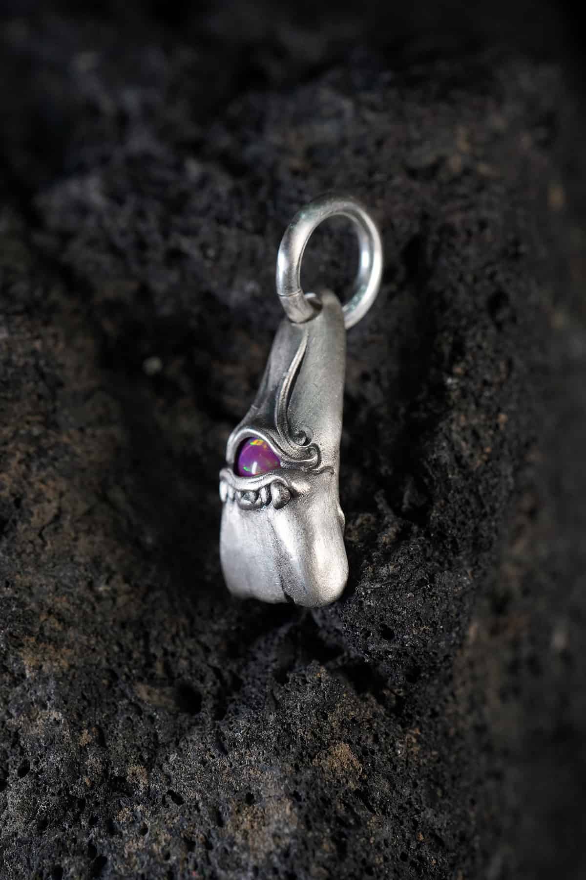 Handmade Movable Tooth Character Pendant