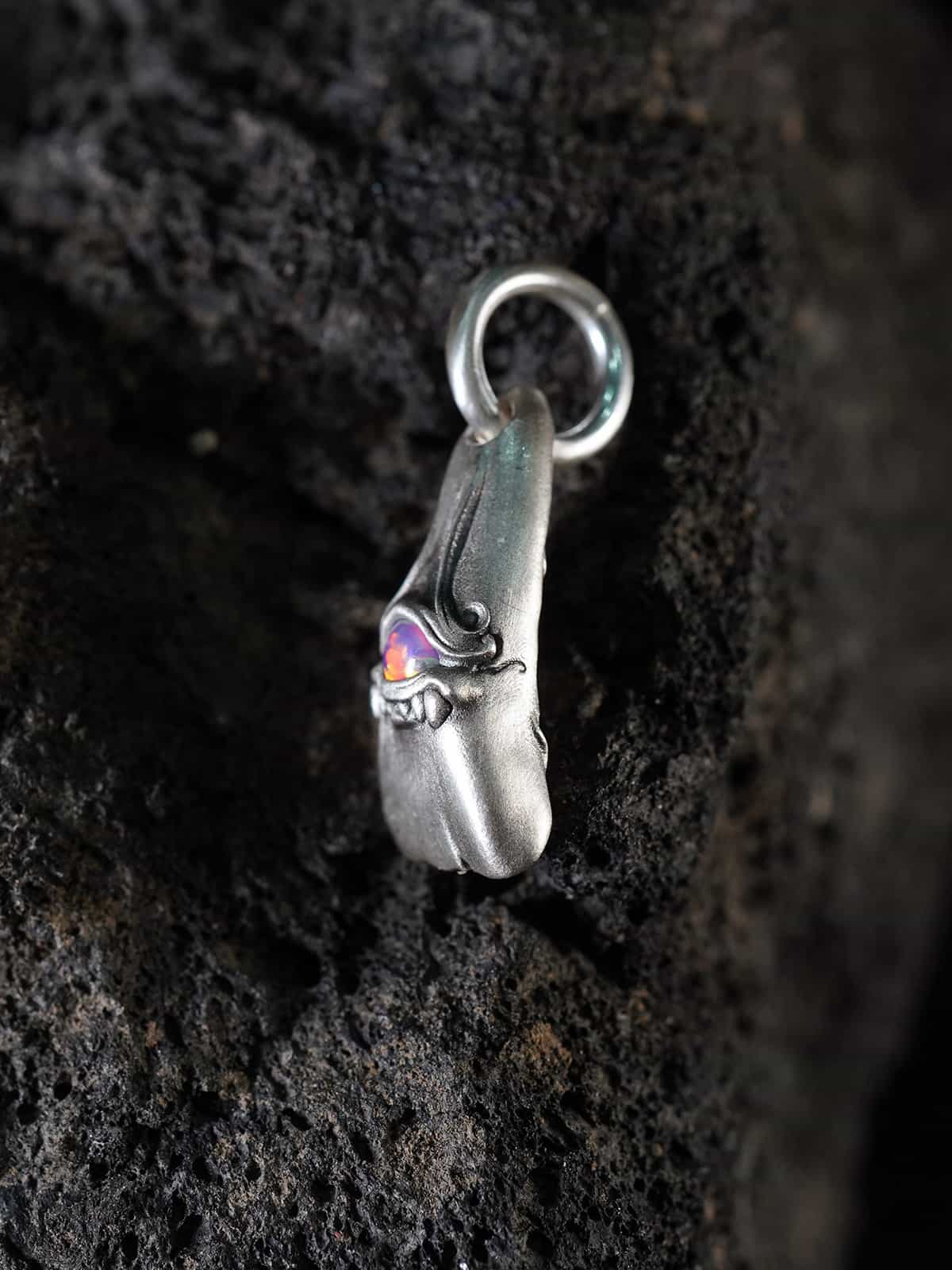 Handmade Movable Tooth Character Pendant