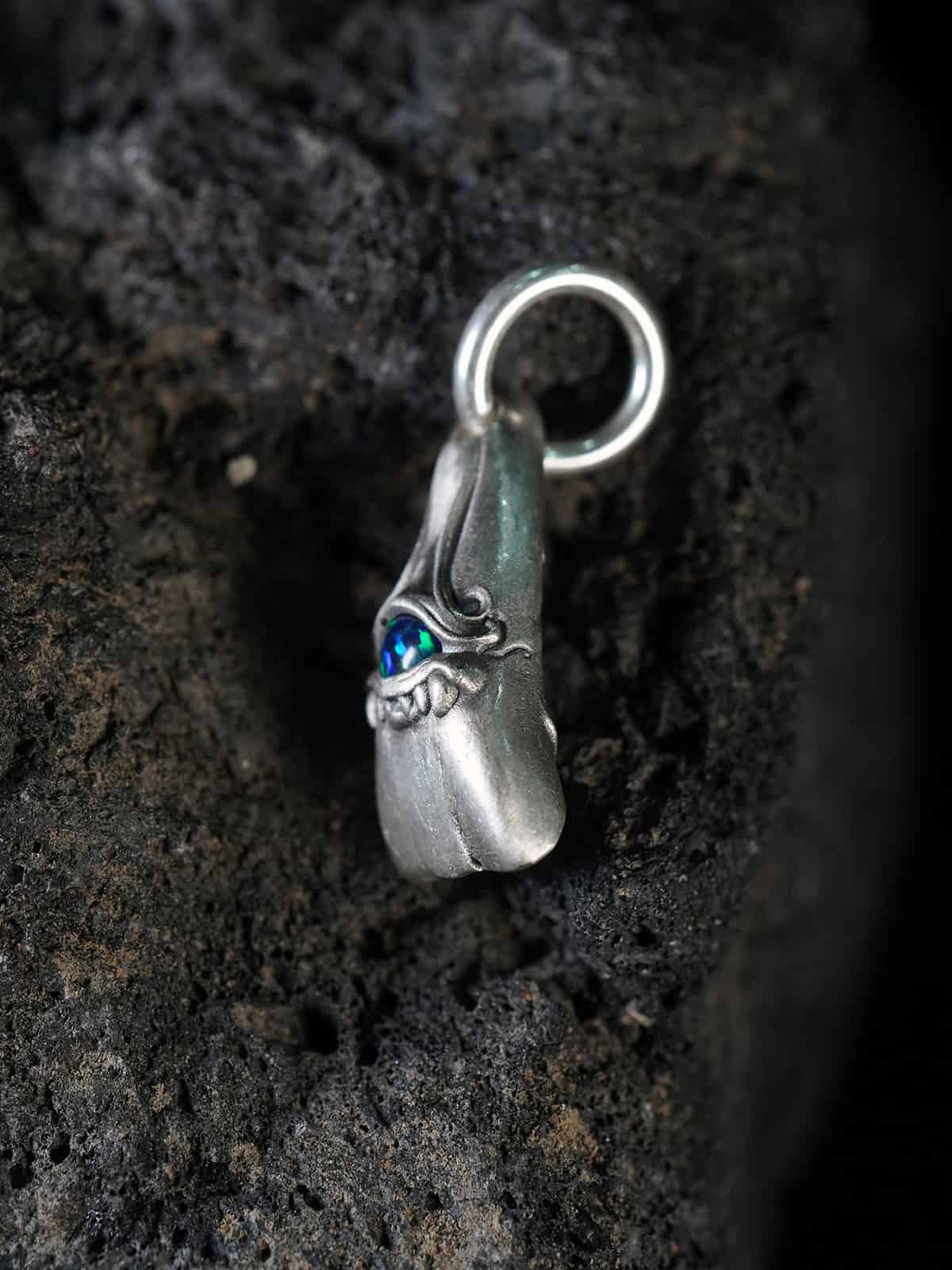 Handmade Movable Tooth Character Pendant