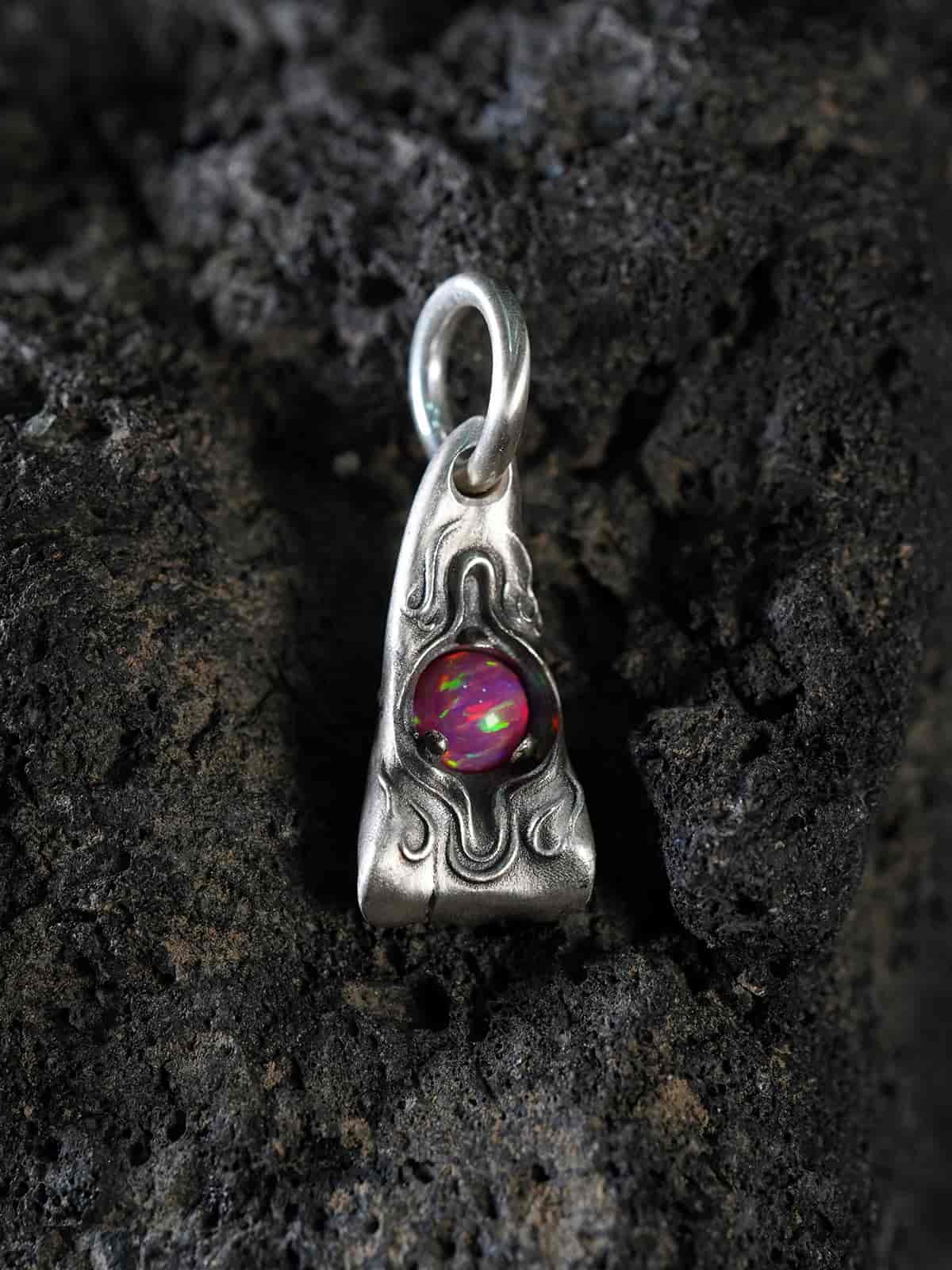 Handmade Movable Tooth Character Pendant