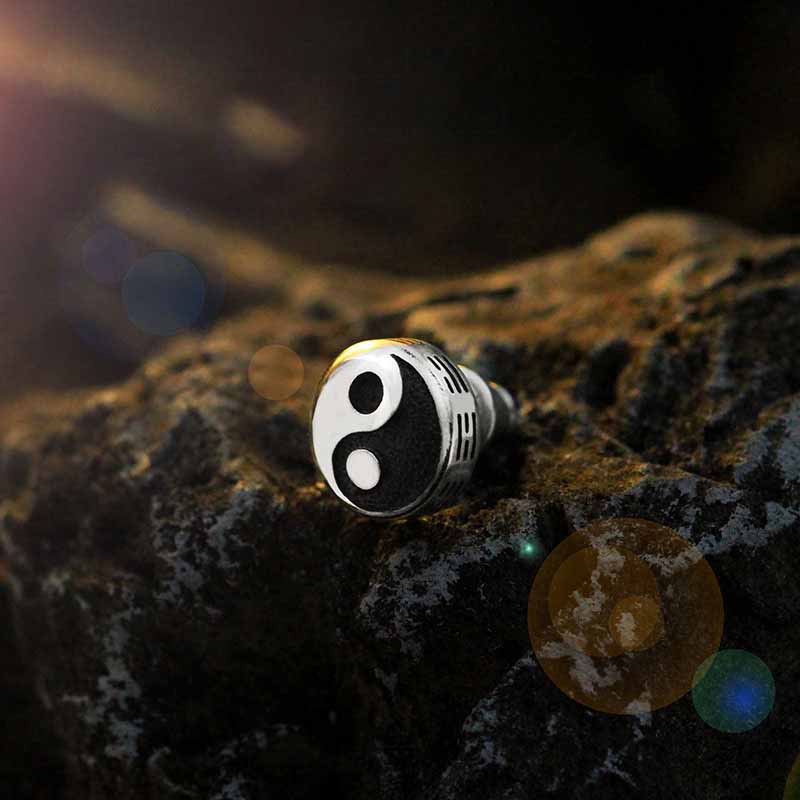 Japanese Inspired Yin Yang Earrings