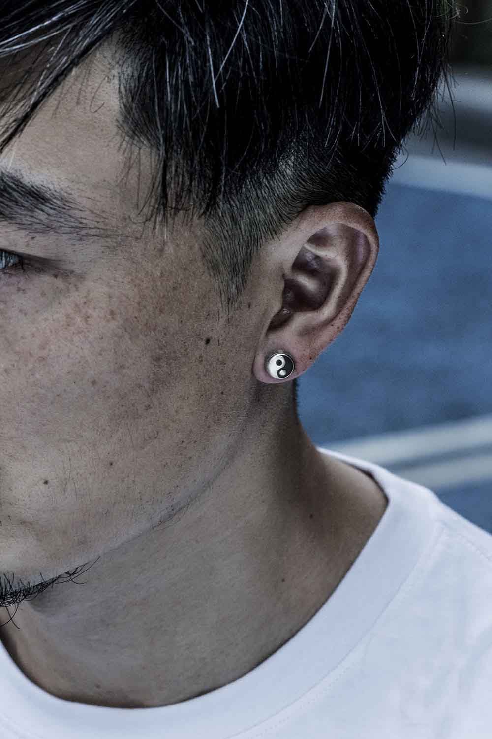 Japanese Inspired Yin Yang Earrings