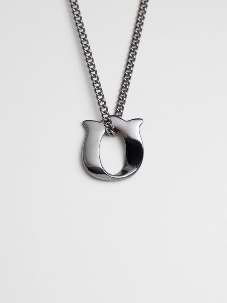 Mobius Trinity Pendant in Pure Tantalum | Lily-of-the-Valley · Cat Eye · Heart Core | Mirror-Polished by Hand | Titanium Chain Included - LOVELY ROBIN