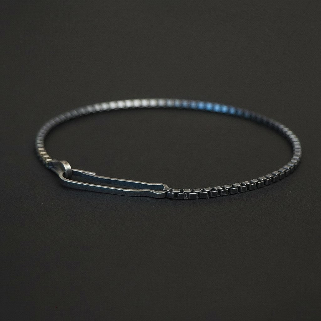 Oxidized-925-Sterling-Silver-Box-Chain-Bracelet-Necklace_8