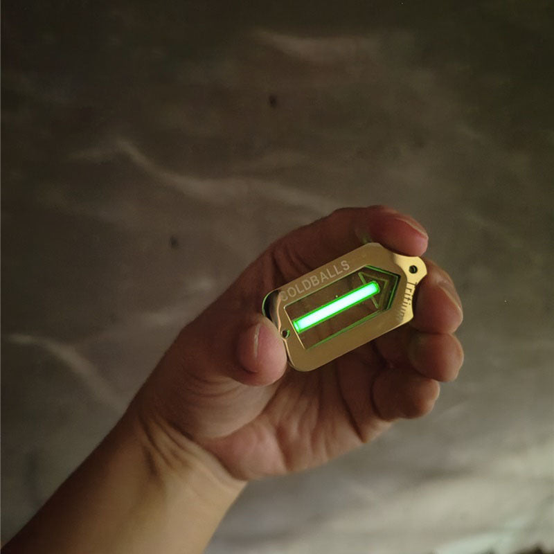 Premium Tritium Arrow Pendant Necklace