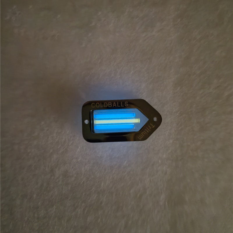 Premium Tritium Arrow Pendant Necklace