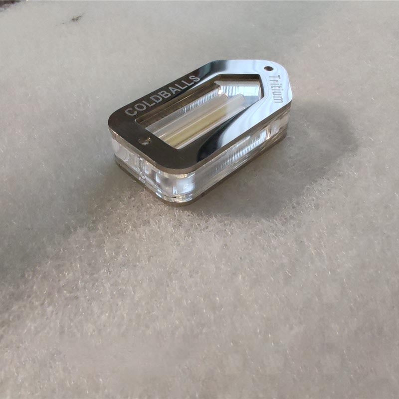 Premium Tritium Arrow Pendant Necklace