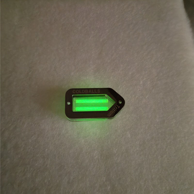 Premium Tritium Arrow Pendant Necklace