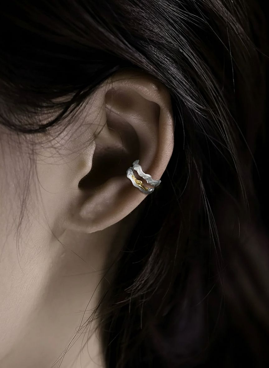 Sunlit-Mountain-999-Silver-Ear-Cuff-No-Piercing_9