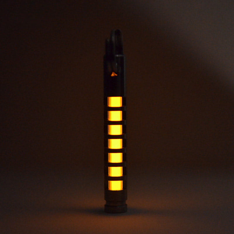 Titanium Tritium Glow Keychain Pendant 25 Year Self Illuminating Capsule