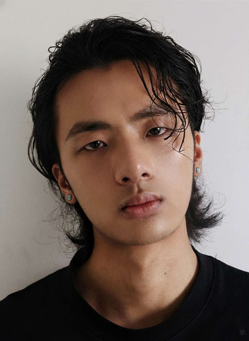 Vintage Tibetan Style Turquoise Stud Earrings in 925 Sterling Silver