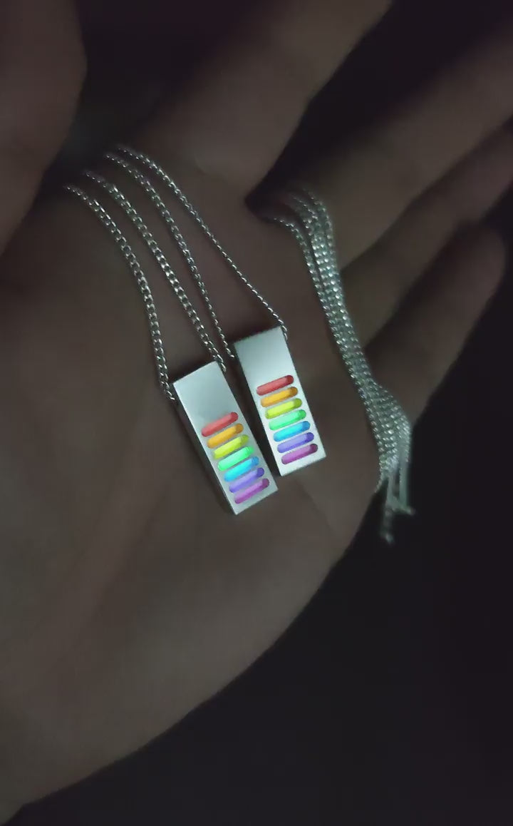Handcrafted Energy Core Tritium Necklace